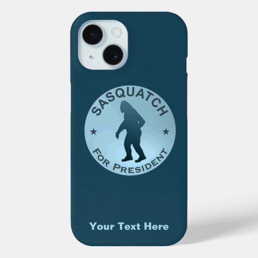 Sasquatch voor President Case-Mate iPhone Case (Achterkant)