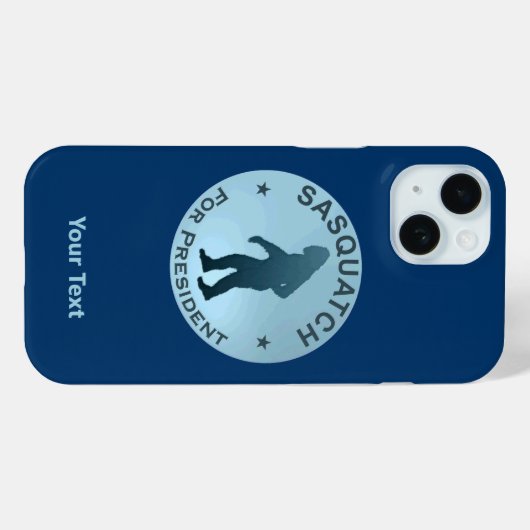 Sasquatch voor President Case-Mate iPhone Case (Achterkant (horizontaal))