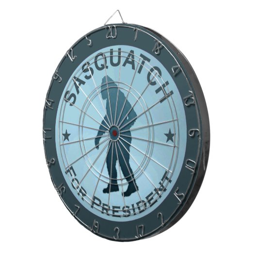 Sasquatch voor President Dartbord (Voorkant Rechts)