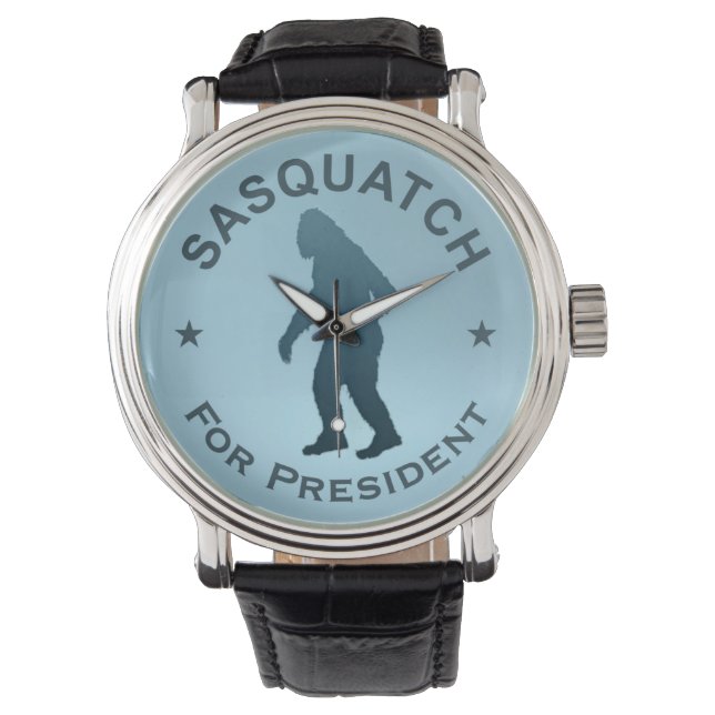 Sasquatch voor President Horloge (Voorkant)