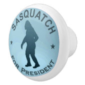 Sasquatch voor President Keramische Knop (Rechts)