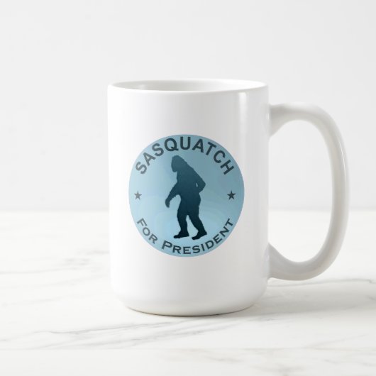 Sasquatch voor President Koffiemok (Rechts)