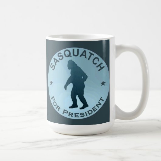 Sasquatch voor President Koffiemok (Rechts)