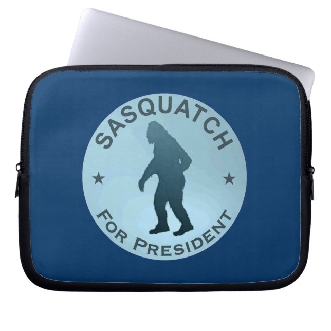 Sasquatch voor President Laptop Sleeve (Voorkant)
