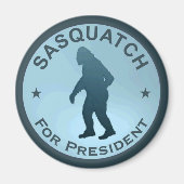 Sasquatch voor President Magneet (Voorkant)