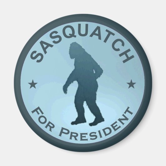 Sasquatch voor President Magneet (Voorkant)