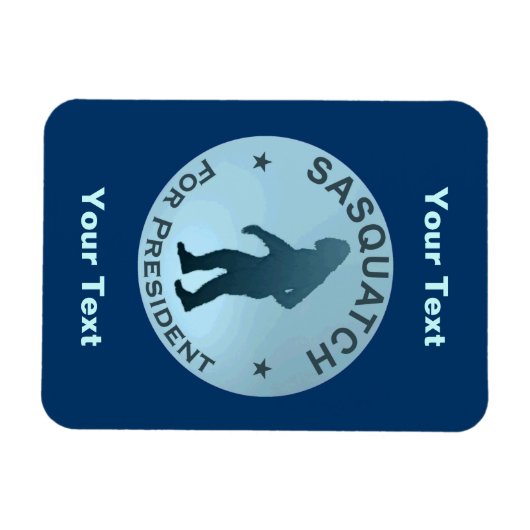 Sasquatch voor President Magneet (Horizontaal)