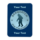 Sasquatch voor President Magneet (Verticaal)