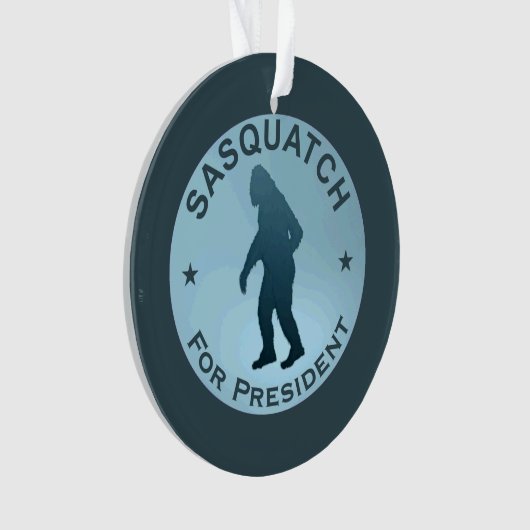 Sasquatch voor President Ornament (voorkant)