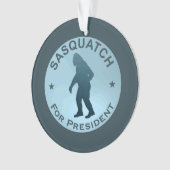Sasquatch voor President Ornament (voorkant)