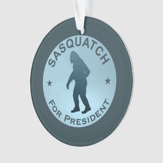 Sasquatch voor President Ornament (voorkant)