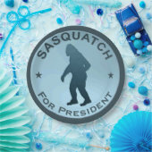 Sasquatch voor President Papieren Bordje (Feest)