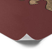 Sasquatch voor President Poster (Hoek)