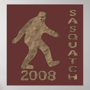 Sasquatch voor President Poster