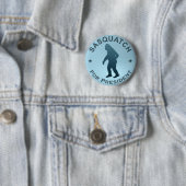 Sasquatch voor President Ronde Button 5,7 Cm (In situ)