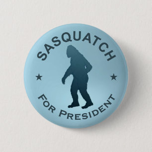 Sasquatch voor President Ronde Button 5,7 Cm