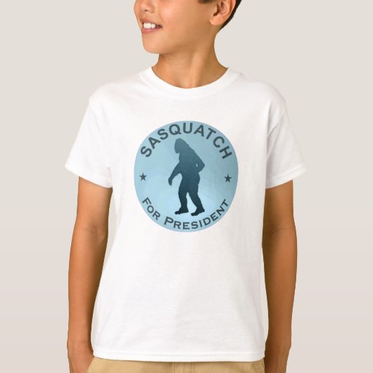 Sasquatch voor President T-shirt (Voorkant)