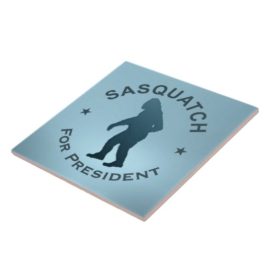 Sasquatch voor President Tegeltje (Zijkant)