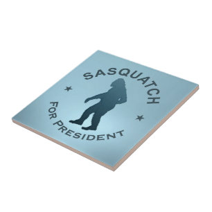 Sasquatch voor President Tegeltje