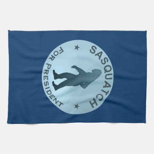 Sasquatch voor President Theedoek (Horizontaal)