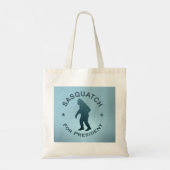 Sasquatch voor President Tote Bag (Achterkant)