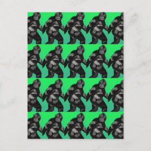 Sasquatch Walking Briefkaart