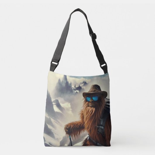 Sasquatch Wandelbergen Crossbody Tas (Voorkant)