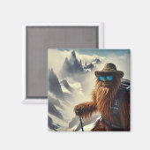 Sasquatch Wandelbergen Magneet (Voorkant / Achterkant)
