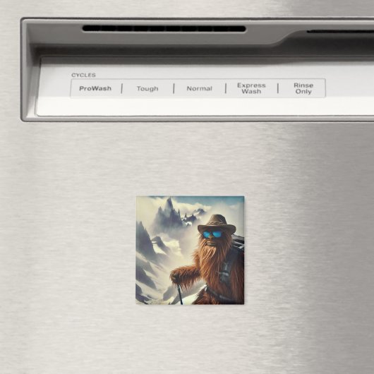 Sasquatch Wandelbergen Magneet (Insitu (Vaatwasser))