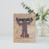 Sasquatch Watcher Briefkaart (Staand voorkant)