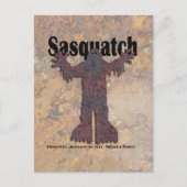 Sasquatch Watcher Briefkaart (Voorkant)
