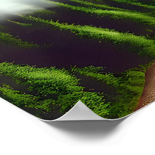 Sasquatch with Blue Eyes Poster (Hoek)