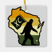 Sasquatch XC-keramisch Ornament (Voorkant)