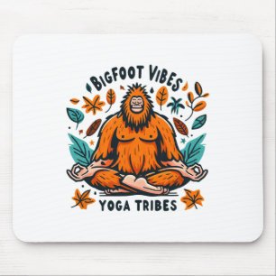 Sasquatch Yoga Meditatie Bigfoot Vibes Yoga Stam Muismat