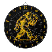 Sasquatch zegt: Streef naar glorie Dartbord (Voorkant)