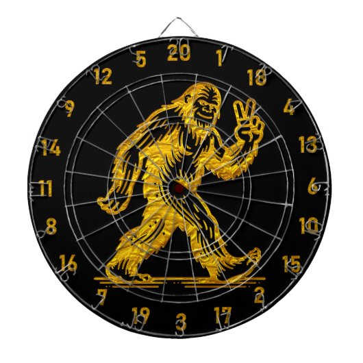 Sasquatch zegt: Streef naar glorie Dartbord (Voorkant)