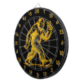 Sasquatch zegt: Streef naar glorie Dartbord (Voorkant Rechts)