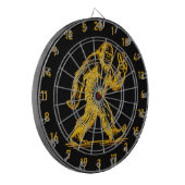 Sasquatch zegt: Streef naar glorie Dartbord (Voorkant Links)