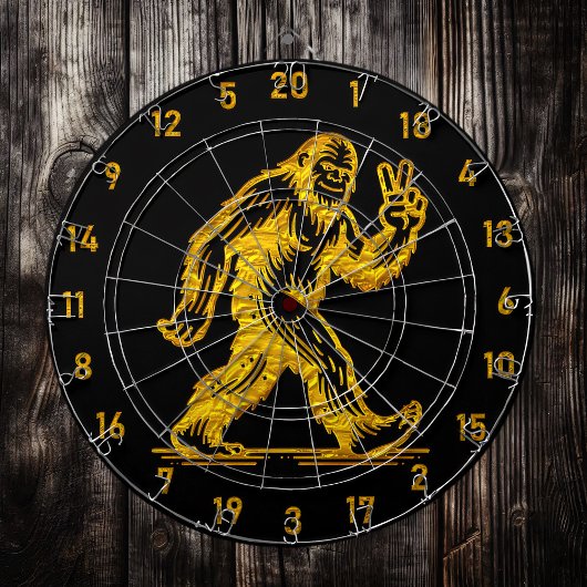 Sasquatch zegt: Streef naar glorie Dartbord