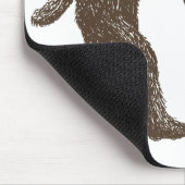 Sasquatch's beste vriend muismat (Hoek)