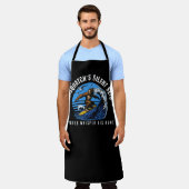 Sasquatch's Silent Sets Surfen Bigfoot Zwart Schort (Gedragen)