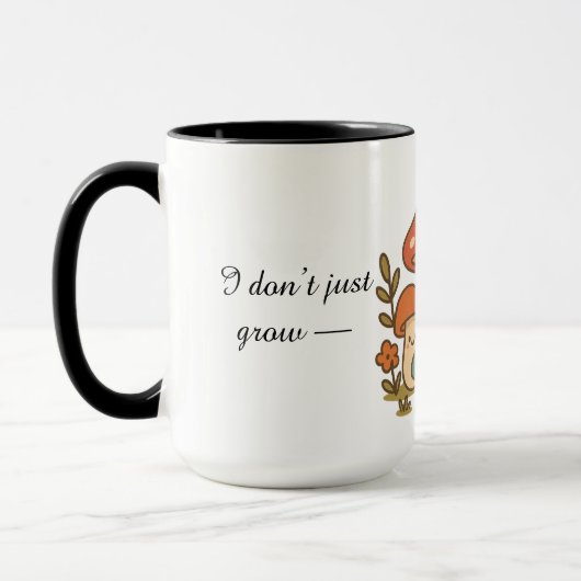 Sass And Gratitude Mushroom Coffee Mug Mok (Links)
