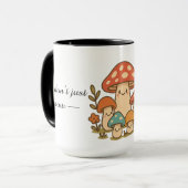 Sass And Gratitude Mushroom Coffee Mug Mok (Voorkant links)