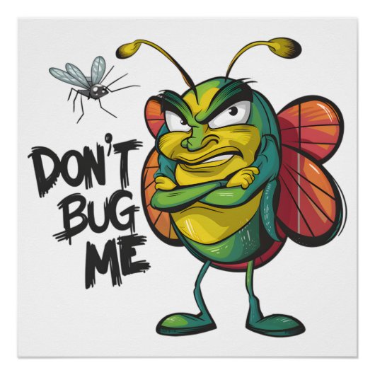 Sass Bug Street Art Perfect Poster (Voorkant)