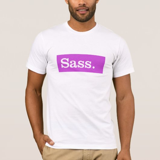 SASS CSS Preprocessor T-Shirt (Voorkant)