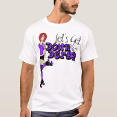 Sass E. Paars Down & Derby T-shirt (Voorkant)