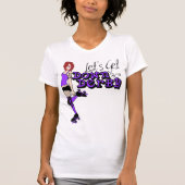 Sass E. Paars Down & Derby T-Shirt (Voorkant)