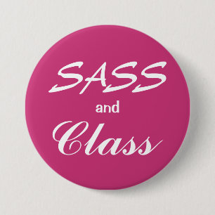 Sass en klasse knop ronde button 7,6 cm