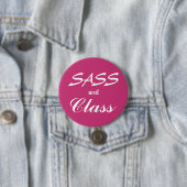 Sass en klasse knop ronde button 7,6 cm (In situ)