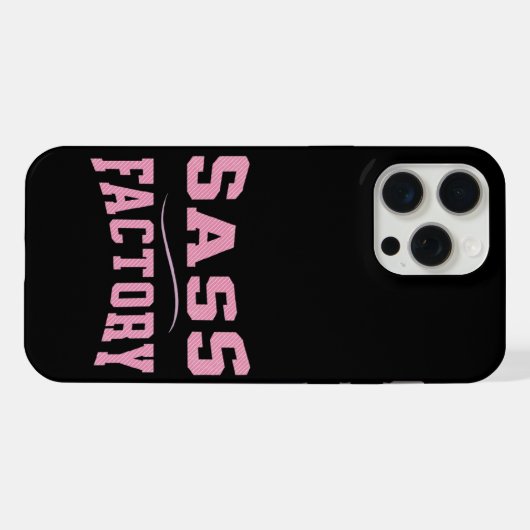Sass Factory - Grappig iPhone Hoesje (Achterkant horizontaal)